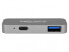 Delock mini Dockingstation für macbook mit 5K - Wired - Thunderbolt 3 - Grey - 5120 x 2880 pixels - Metal - 65 mm