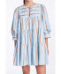 Фото #1 товара Women's Striped Blouson Mini Dress