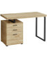 Фото #1 товара Desk with 3 Storage Drawers and Floating Desktop