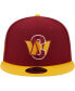 Фото #3 товара Men's Burgundy/Gold Washington Commanders City Originals 9FIFTY Snapback Hat