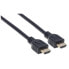 Фото #4 товара Manhattan HDMI Cable with Ethernet (CL3 rated - suitable for In-Wall use) - 4K@60Hz (Premium High Speed) - 5m - Male to Male - Black - Ultra HD 4k x 2k - In-Wall rated - Fully Shielded - Gold Plated Contacts - Lifetime Warranty - Polybag - 5 m - HDMI Type A (Standa