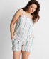 ფოტო #1 პროდუქტის Women's 2-Pc. Sleeveless Linen Pajamas Set, Created for Macy's