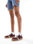 Stradivarius trainer with gum sole in cherry Красный, 35 - фото #5