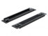 Delock 66343 - Brush panel - Black - Metal,Nylon - 1U - China - 25.4 cm (10")