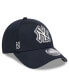 Фото #4 товара Men's Navy New York Yankees 2024 Clubhouse 9FORTY Adjustable Hat