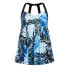 Фото #1 товара Plus Size Hi Back Print Swim Dress