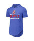 ფოტო #2 პროდუქტის Men's Threads Royal Atlanta Braves Tri-Blend Hoodie T-Shirt