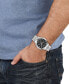 ფოტო #3 პროდუქტის Salvatore Men's Swiss Chronograph Master Stainless Steel Bracelet Watch 43mm