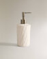 Фото #3 товара Textured ceramic bathroom soap dispenser