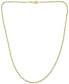 ფოტო #3 პროდუქტის Rope Link Bracelet in 18k Gold-Plated Sterling Silver, Created for Macy's