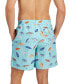 ფოტო #2 პროდუქტის Men's Umbrella Rain Printed Quick-Dry 7" Swim Trunks, Created for Macy's