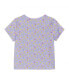 ფოტო #2 პროდუქტის Toddler/Child Girls Pink Ice Cream Print Tie Front Jersey Tee