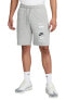 Shorts Club Swoosh Mens Polarlı Erkek Şort Melanj Gri