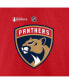 Фото #2 товара Men's Carter Verhaeghe Red Florida Panthers 2024 Stanley Cup Champions Authentic Stack Name Number T-Shirt