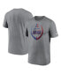 ფოტო #1 პროდუქტის Men's Heathered Gray New York Giants Icon Legend Performance T-shirt