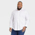 Фото #1 товара Men's Big & Tall Performance Dress Long Sleeve Button-Down Shirt - Goodfellow &