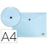 Фото #4 товара LIDERPAPEL Folder dossier brooch polypropylene DIN A4 opaque light blue 50 sheets