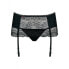 Подвязка Obsessive Miamor garter belt S/M Чёрный