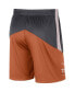 Men's Gray and Texas Orange Texas Longhorns Team Performance Knit Shorts