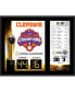 Фото #1 товара Clemson Tigers College Football Playoff 2018 National Champions 12" x 15" Sublimated Plaque