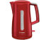 Фото #1 товара Электрический чайник BOSCH TWK3A014 красный 2400 Вт 1,7 л