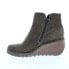 Fly London Nilo NILO256FLY-005 Womens Gray Suede Ankle & Booties Boots 36