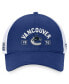 Фото #2 товара Men's Blue/White Vancouver Canucks Free Kick Trucker Adjustable Hat