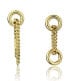 Modern asymmetric gold plated earrings Brynn EWE23126G