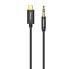 Фото #2 товара Kabel audio stereo przejścióka AUX 3.5mm Mini Jack - USB-C 120cm - czarny