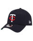 Фото #1 товара Men's Navy Minnesota Twins Team Color A-Frame 9Forty Adjustable Hat