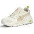 Фото #2 товара Puma Trc Mira Tech Pop Lace Up Womens Off White Sneakers Casual Shoes 39065102