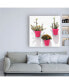 Фото #3 товара Philippe Hugonnard Made in Spain 3 Pink Pots Wall Canvas Art - 19.5" x 26"