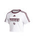 Фото #2 товара Майка Adidas White Texas A&M Aggies ThreeStripes Crop