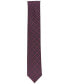 Фото #2 товара Men's Mathison Grid Slim Tie, Created for Macy's