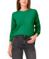 ფოტო #1 პროდუქტის Women's Ribbed Crewneck Long-Sleeve Sweater