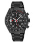 ფოტო #1 პროდუქტის Men's Ascari Swiss Automatic Ion Plating Black Stainless Steel Bracelet Watch 42mm
