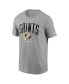 Фото #3 товара Men's Heathered Gray New Orleans Saints Team Athletic T-shirt