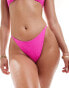 Boux Avenue textured thong bikini bottom in pink