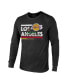 ფოტო #3 პროდუქტის Men's Threads Black Los Angeles Lakers City and State Tri-Blend Long Sleeve T-shirt