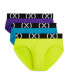 ფოტო #1 პროდუქტის Men's Micro Sport No Show Performance Ready Brief, Pack of 3