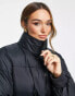 Tala cropped puffer jacket in black