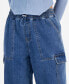 ფოტო #4 პროდუქტის Juniors' High-Rise Slim-Leg Cargo Pants