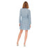 Фото #2 товара ONLY Carly Wrap 3/4 Sleeve Short Dress