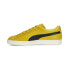 Фото #2 товара Puma Suede Staple 39156701 Mens Yellow Suede Lifestyle Sneakers Shoes