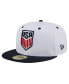 Фото #2 товара Men's White USMNT Throwback Mesh 59FIFTY Fitted Hat