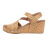 Фото #3 товара Corkys Giggle Studded Wedge Womens Brown Casual Sandals 41-0324-CARA