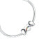 Lovely steel bracelet with heart Drops SCZ1259