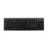 Фото #1 товара V7 USB/PS2 Wired Keyboard – UK - Full-size (100%) - Wired - USB - Mechanical - QWERTY - Black