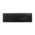 V7 USB/PS2 Wired Keyboard – UK - Full-size (100%) - Wired - USB - Mechanical - QWERTY - Black