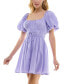 Фото #3 товара Платье с завязкой на талии B Darlin модель Puff-Sleeve - женское